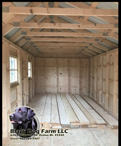 Amish Built dollhouse shed