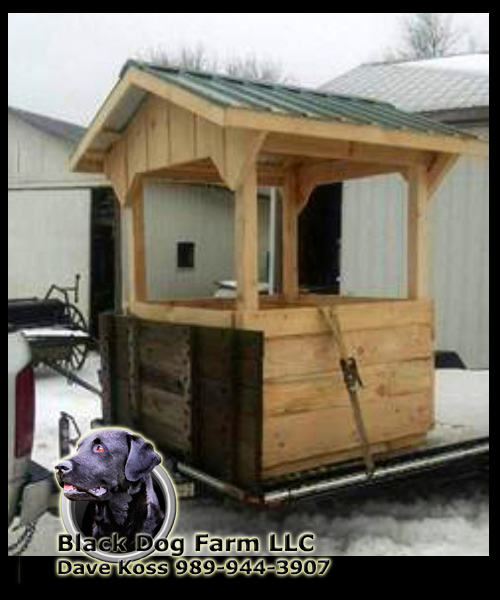 Amish Built Hay Feeder  