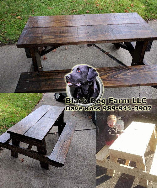 Amish Built Picnic Tables